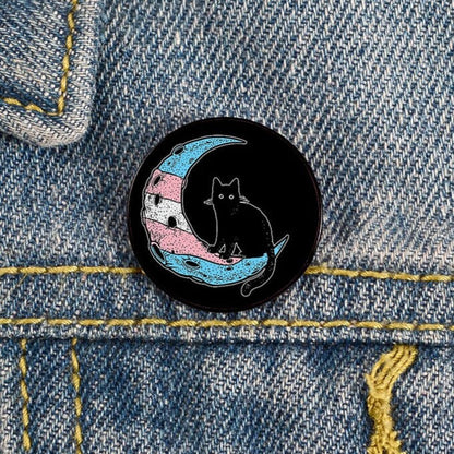 Enamel Pins - LGBTQIA+ Queer Pride Cats Pin Badges 