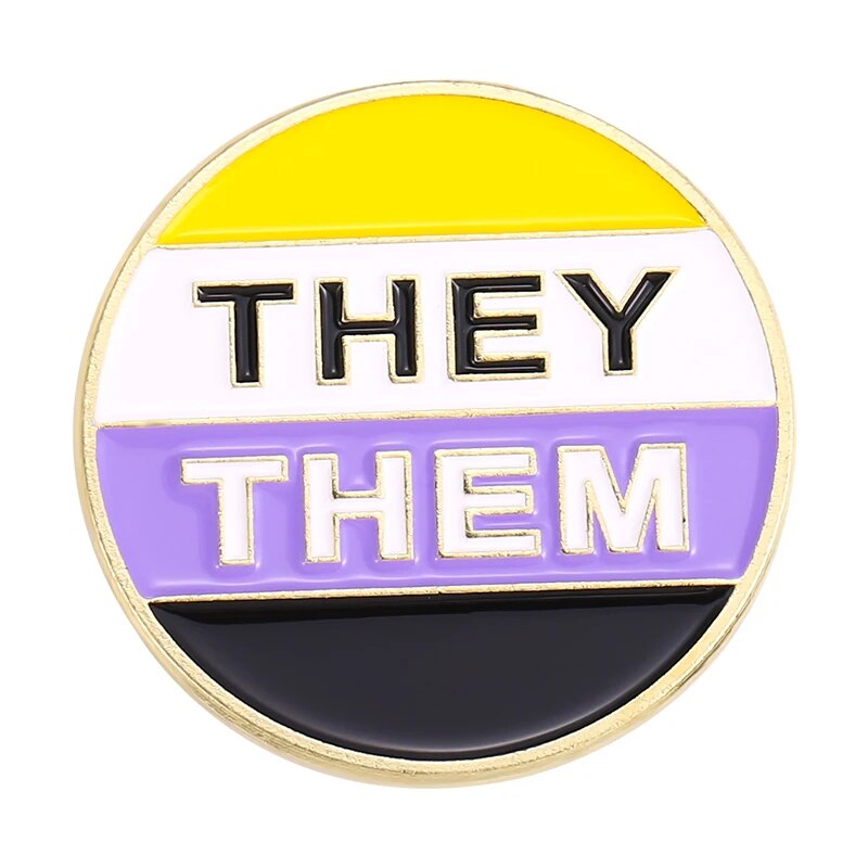 Badges - LGBTQIA+ Queer Fancy Pants Pronoun Badges