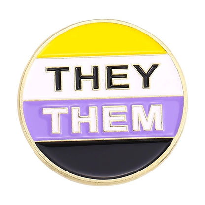 Badges - LGBTQIA+ Queer Fancy Pants Pronoun Badges