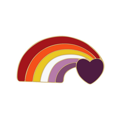 Enamel Pins - LGBTQIA+ Queer Pride Lesbian Pin Badges 