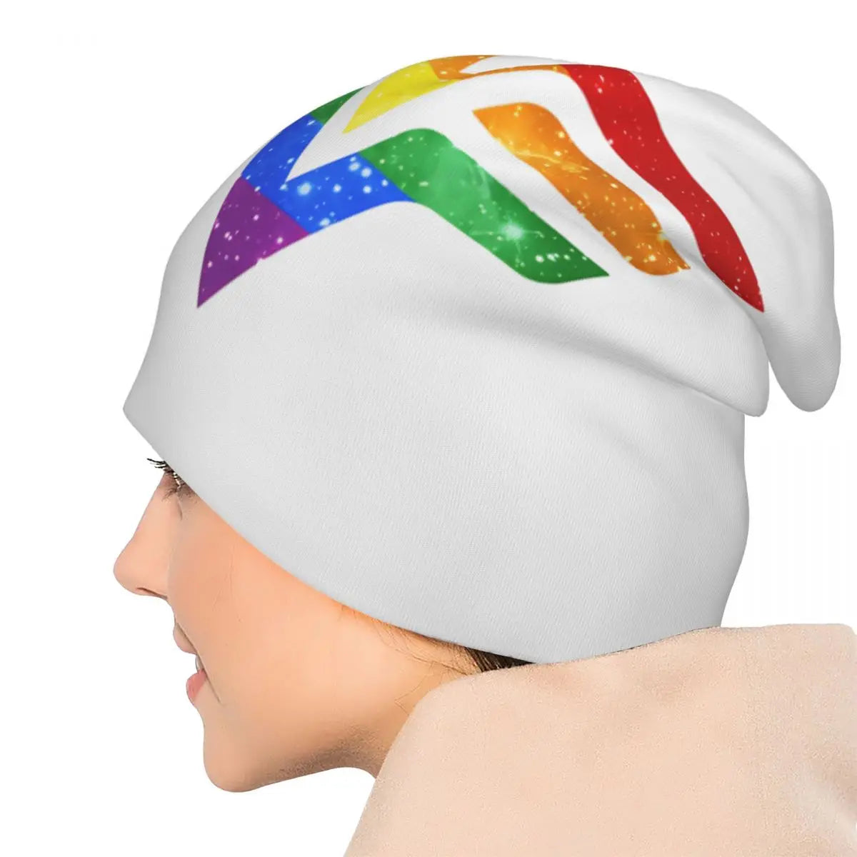 LGBTQIA+ Queer Wonder Woman Pride Skullies Beanie Cap