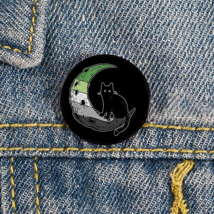 Enamel Pins - LGBTQIA+ Queer Pride Cats Pin Badges 