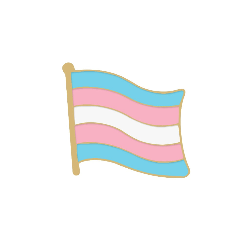 Enamel Pins - LGBTQIA+ Queer Pride Trans Pin Badges 