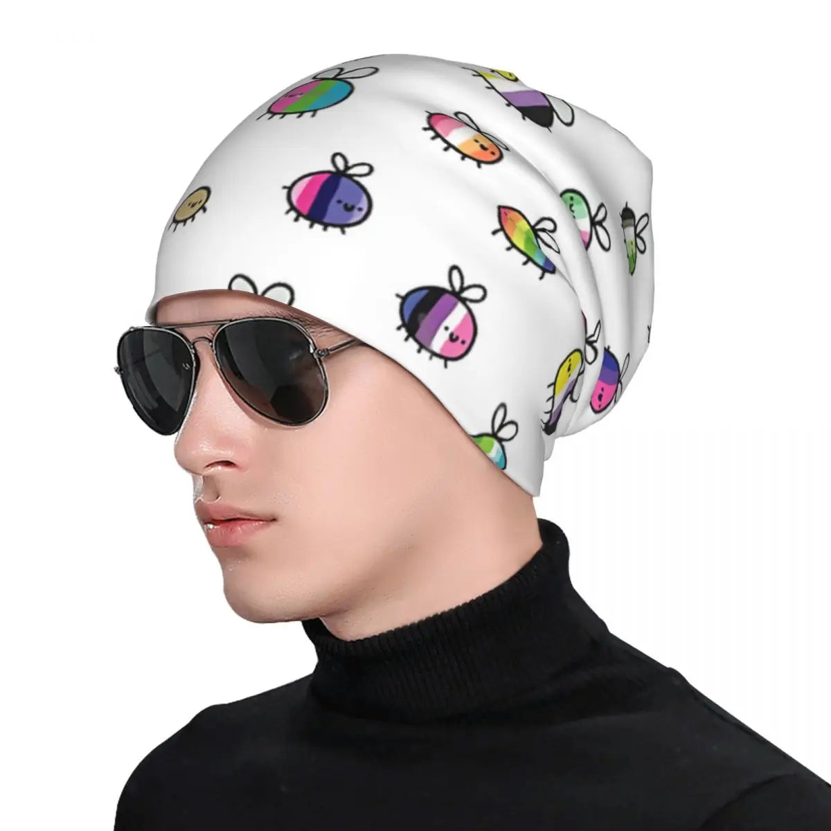 LGBTQIA+ Queer Bees Skullies Beanie Cap