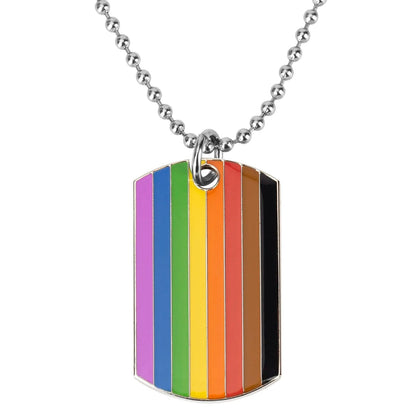 Necklace - LGBTQIA+ Queer Dog Tag Necklace - 16 To Choose From!