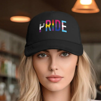 Hats - LGBT Pride Mesh Baseball Cap