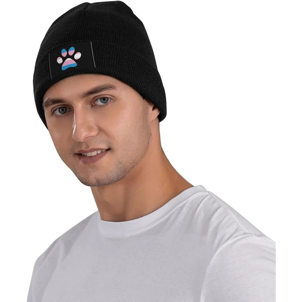 LGBTQIA+ Queer Trans Paw Pride Beanie