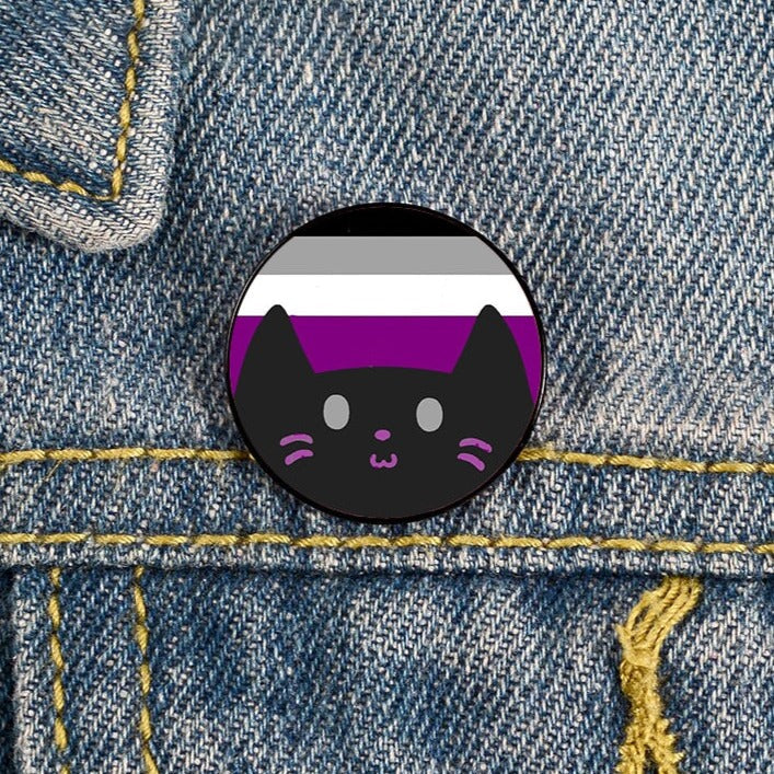 Enamel Pins - LGBTQIA+ Queer Pride Cats Pin Badges 