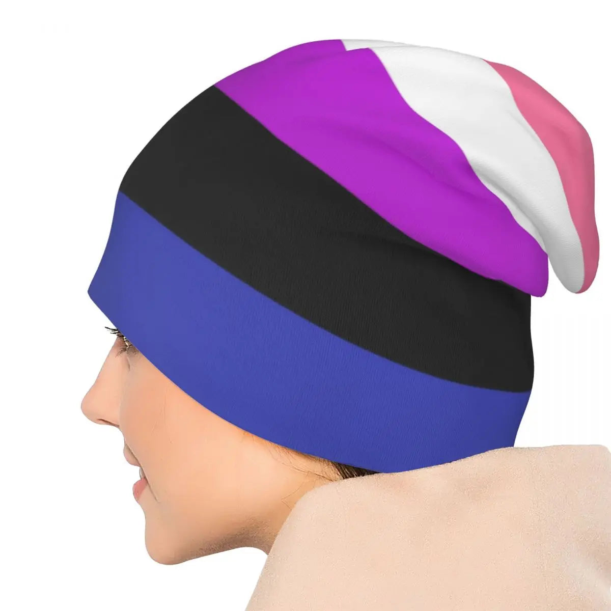 LGBTQIA+ Queer Genderfluid Skullies Beanie Cap