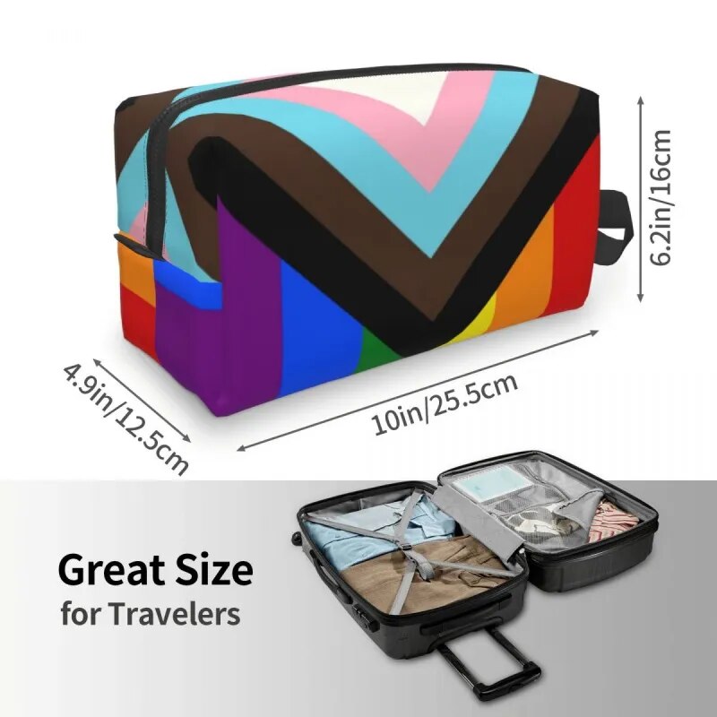 Bags - LGBTQIA+ Queer Pride Cosmetic & Toiletry Organizer Bags