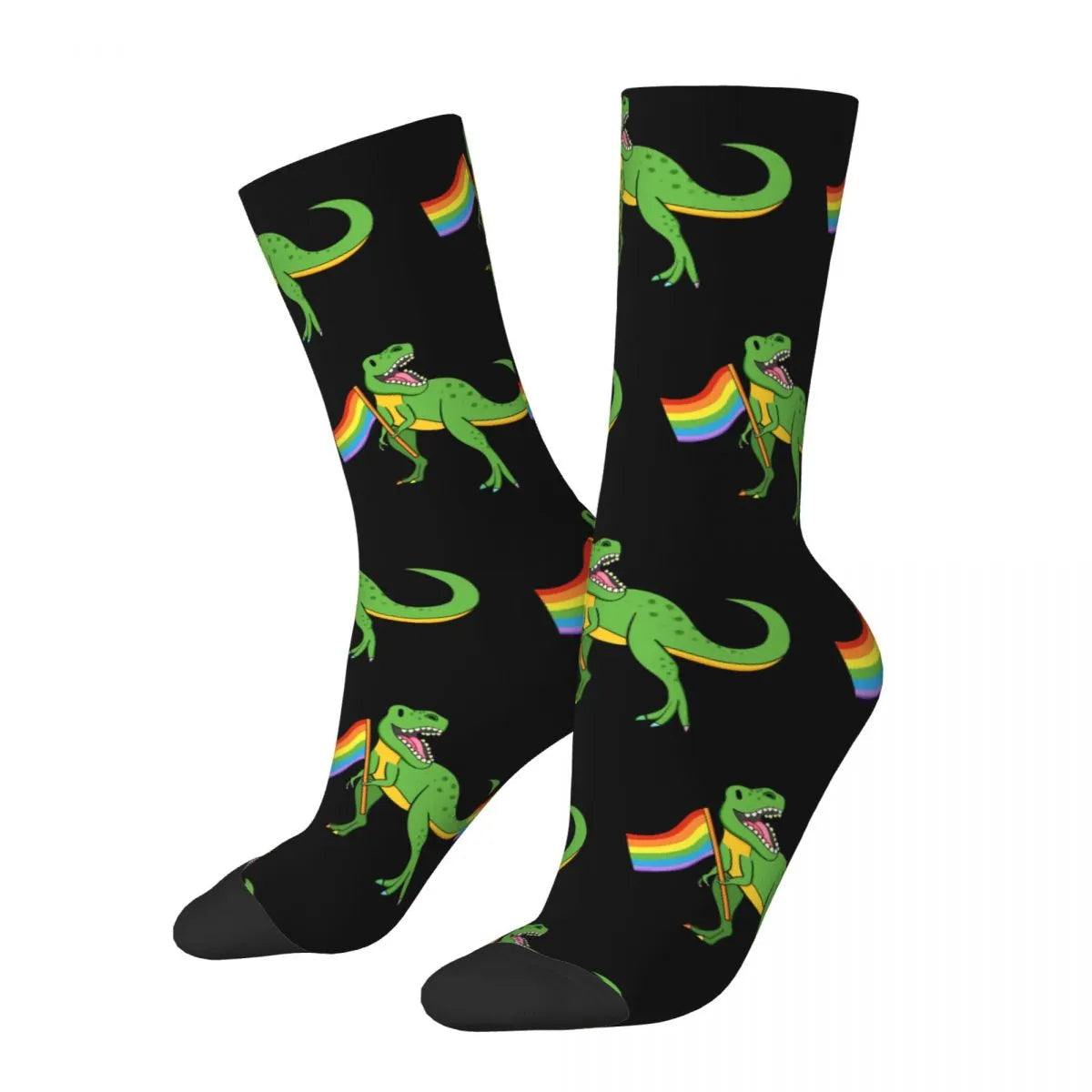 Socks - LGBTQIA+ Queer T-Rex Pride Socks