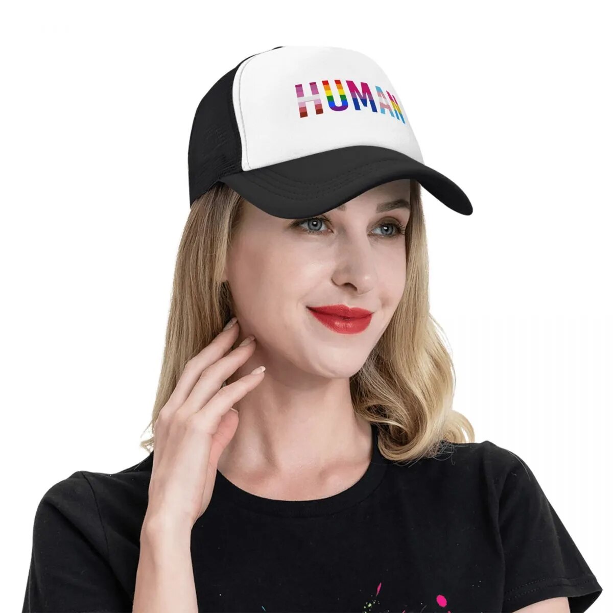 Classic Human LGBTQIA+ Trucker Hat