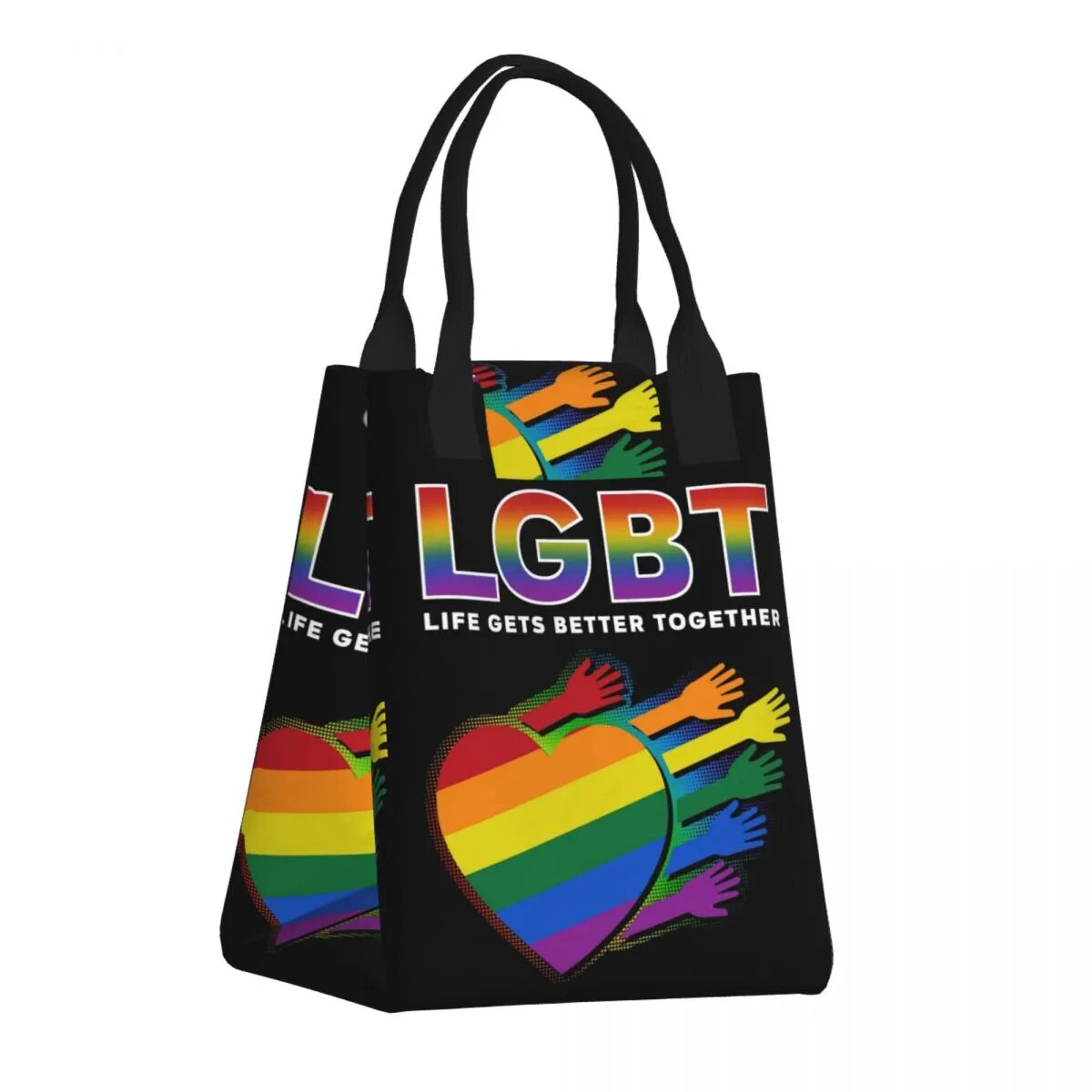 Lunch Bag - LGBTQIA+ Insulated Cooler Lunch Bags - Medium