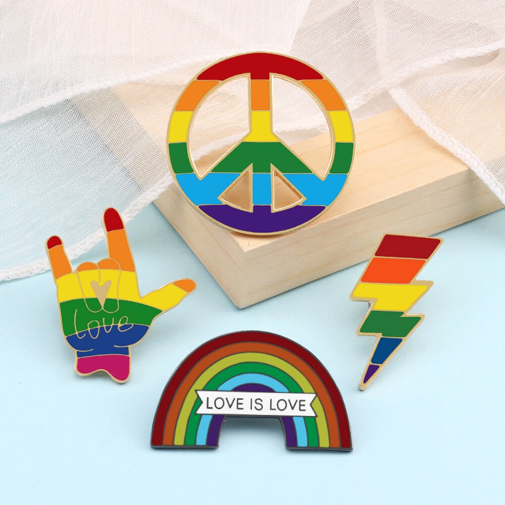 Enamel Pins - LGBTQIA+ Queer Pride Funky Pin Badges 