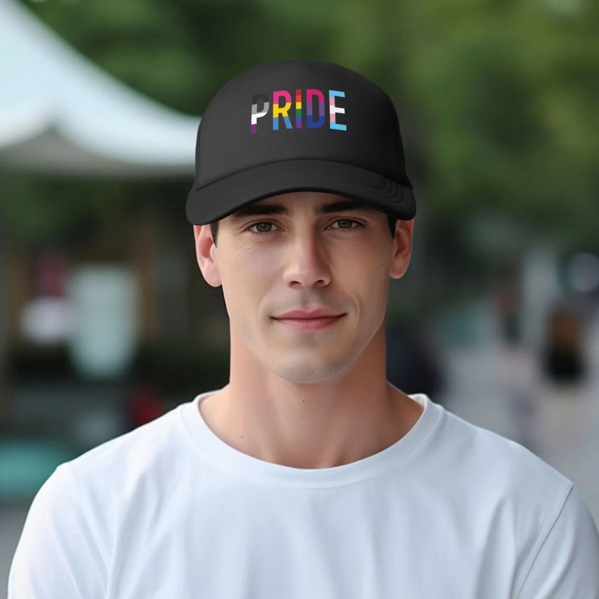 Hats - LGBT Pride Mesh Baseball Cap