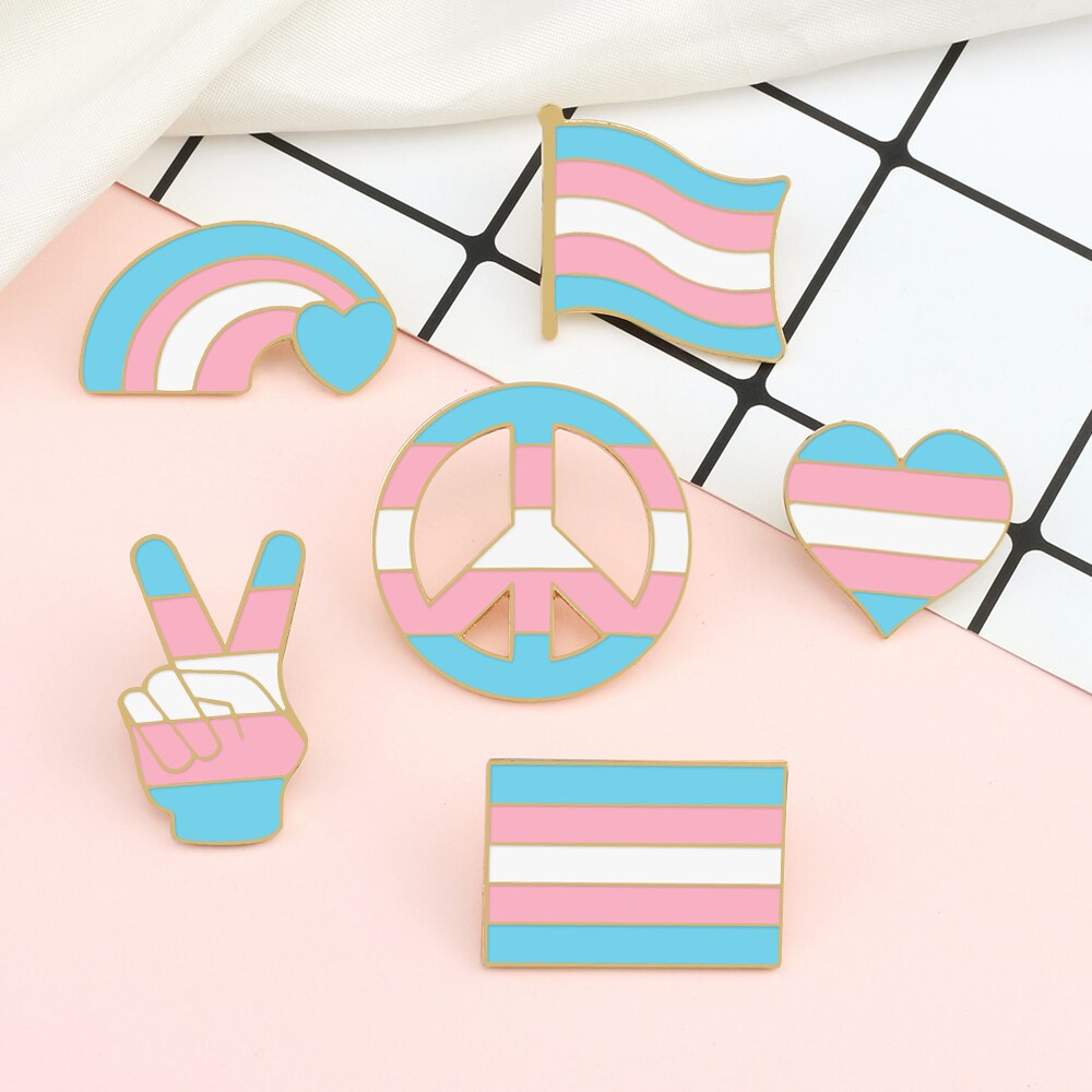 Enamel Pins - LGBTQIA+ Queer Pride Trans Pin Badges 