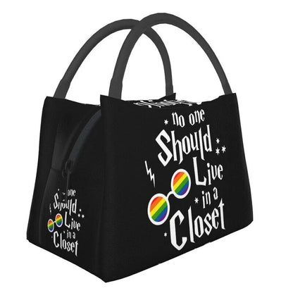 Lunch Bag - LGBTQIA+ Insulated Cooler Lunch Bags - Large