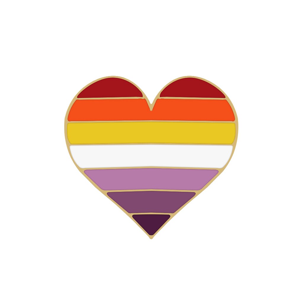 Enamel Pins - LGBTQIA+ Queer Pride Lesbian Pin Badges 