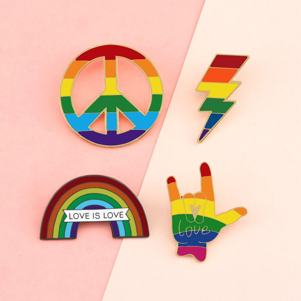 Enamel Pins - LGBTQIA+ Queer Pride Funky Pin Badges 