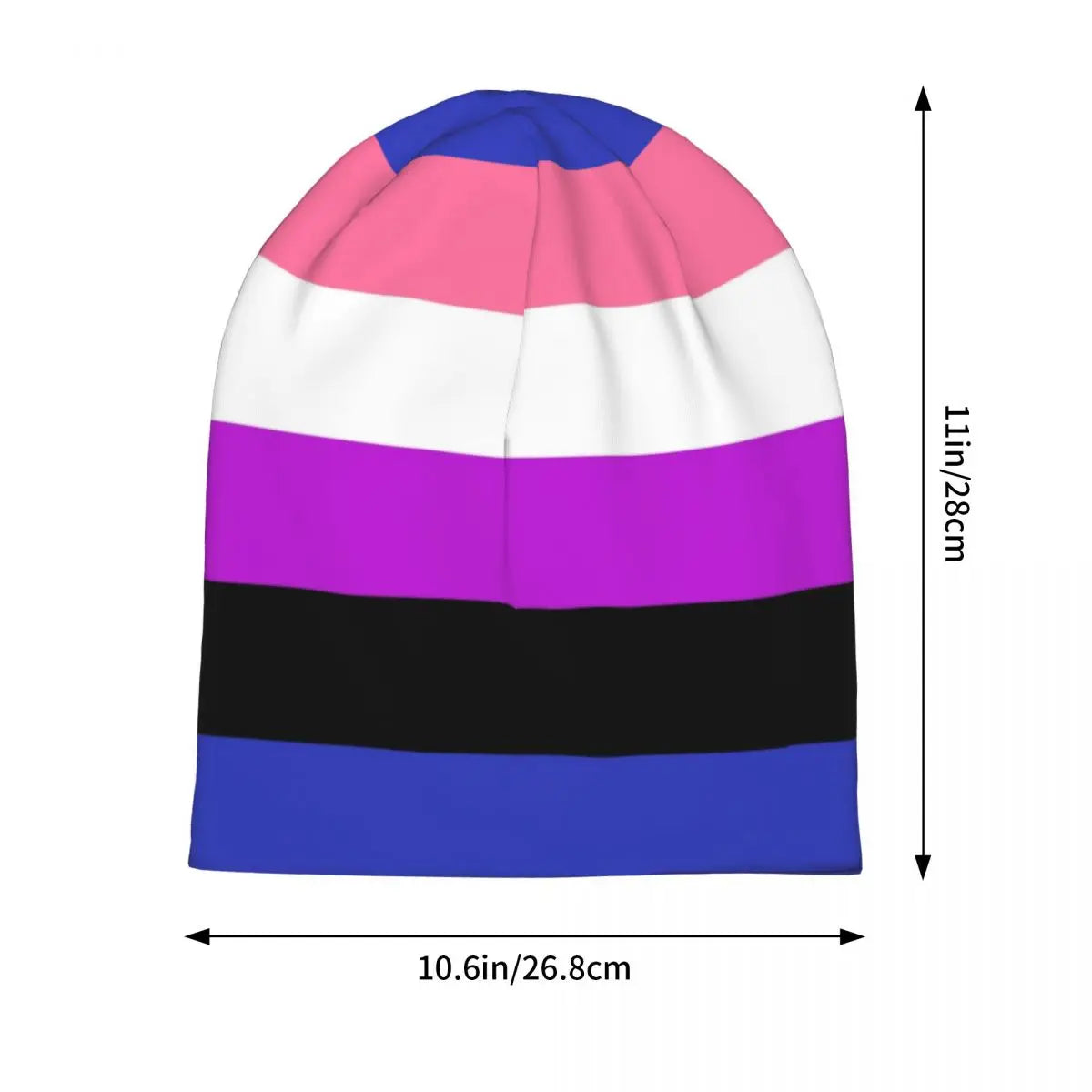 LGBTQIA+ Queer Genderfluid Skullies Beanie Cap