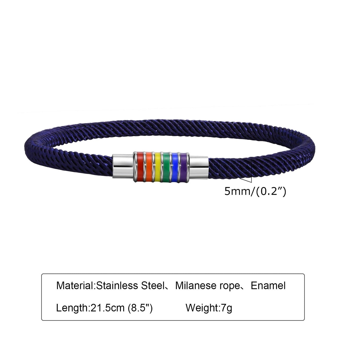 Bracelet - Rainbow Pride Rope Bracelets