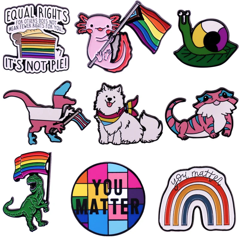 LGBTQIA+ Queer Premium Pride Pot Luck Pins