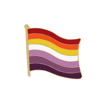 Enamel Pins - LGBTQIA+ Queer Pride Lesbian Pin Badges 