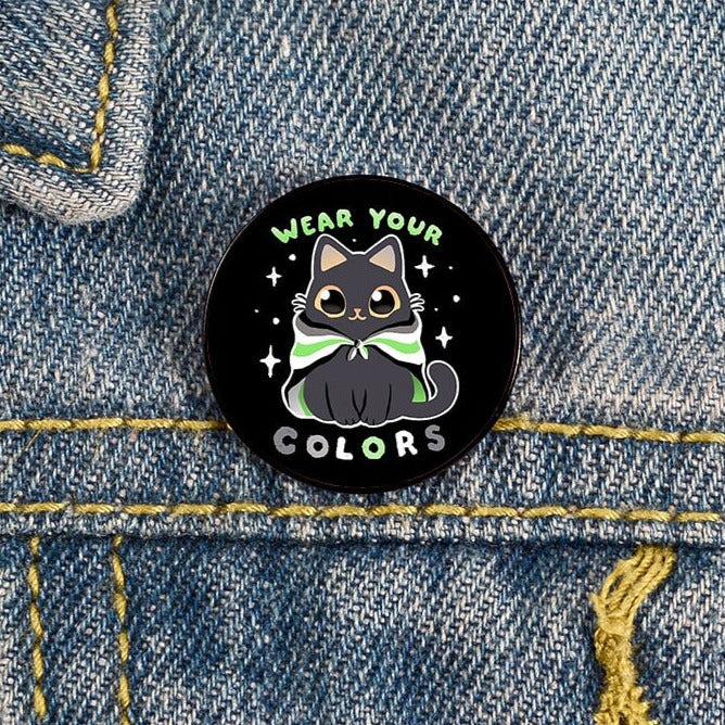 Enamel Pins - LGBTQIA+ Queer Pride Cats Pin Badges 