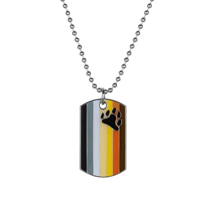 Necklace - LGBTQIA+ Queer Dog Tag Necklace - 16 To Choose From!