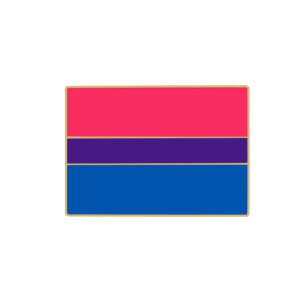 Enamel Pins - LGBTQIA+ Queer Pride Bisexual Pin Badges 