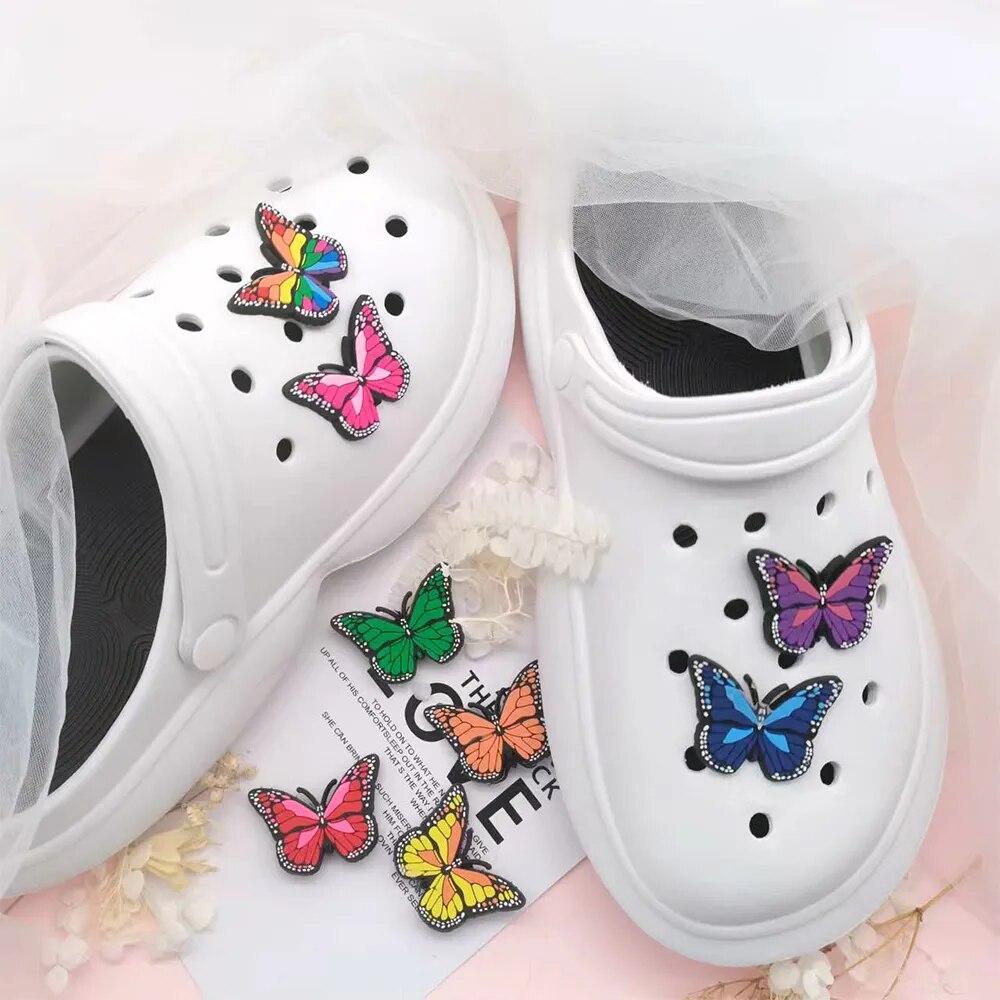 Shoe Charms - LGBTQIA+ Queer Pride Shoe Charms - Butterflies, Flowers & Ghoulies, Oh My!