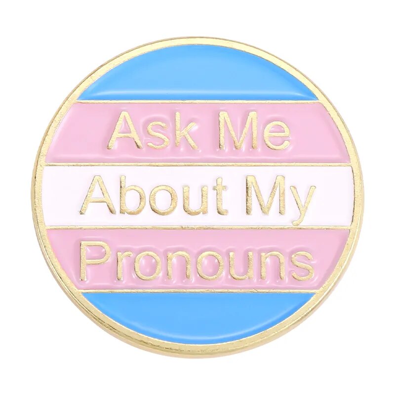 Badges - LGBTQIA+ Queer Fancy Pants Pronoun Badges