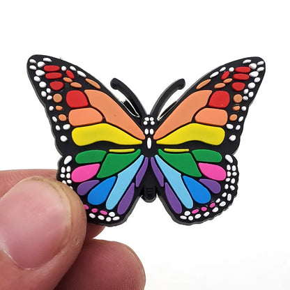 Shoe Charms - LGBTQIA+ Queer Pride Shoe Charms - Butterflies, Flowers & Ghoulies, Oh My!