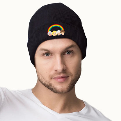 LGBTQIA+ Queer Golden Girls, with Pride Beanie