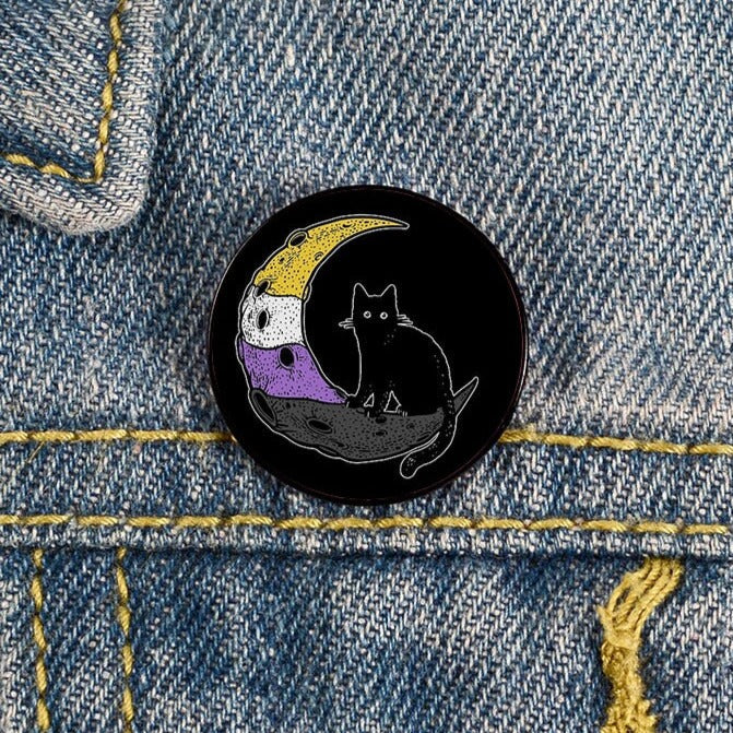 Enamel Pins - LGBTQIA+ Queer Pride Cats Pin Badges 