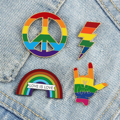 Enamel Pins - LGBTQIA+ Queer Pride Funky Pin Badges 