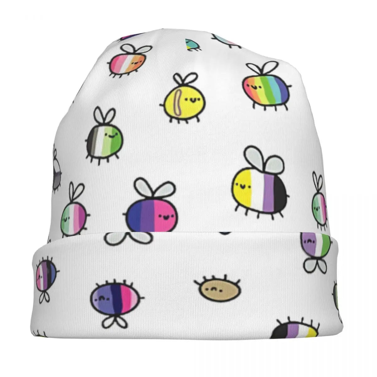 LGBTQIA+ Queer Bees Skullies Beanie Cap