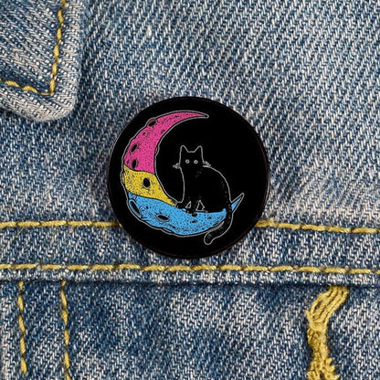 Enamel Pins - LGBTQIA+ Queer Pride Cats Pin Badges 