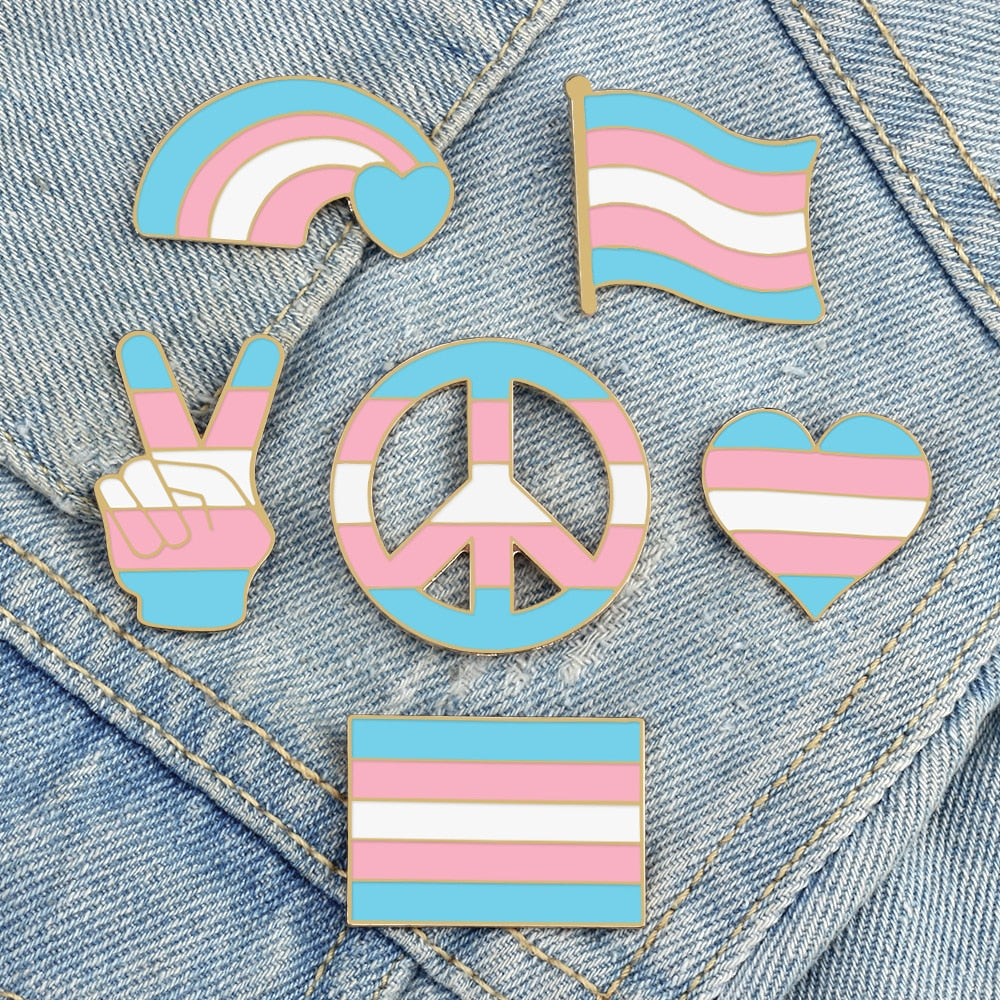 Enamel Pins - LGBTQIA+ Queer Pride Trans Pin Badges 