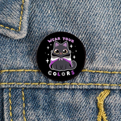 Enamel Pins - LGBTQIA+ Queer Pride Cats Pin Badges 