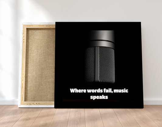 Wall Art - Words Fail - Passions Wall Art Collection