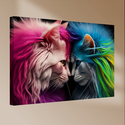 Wall Art - Stare Down - Pride Misfits - Canvas Print