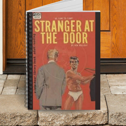 Notebooks - Stranger At The Door  - Spiral Ruled Line Notebook