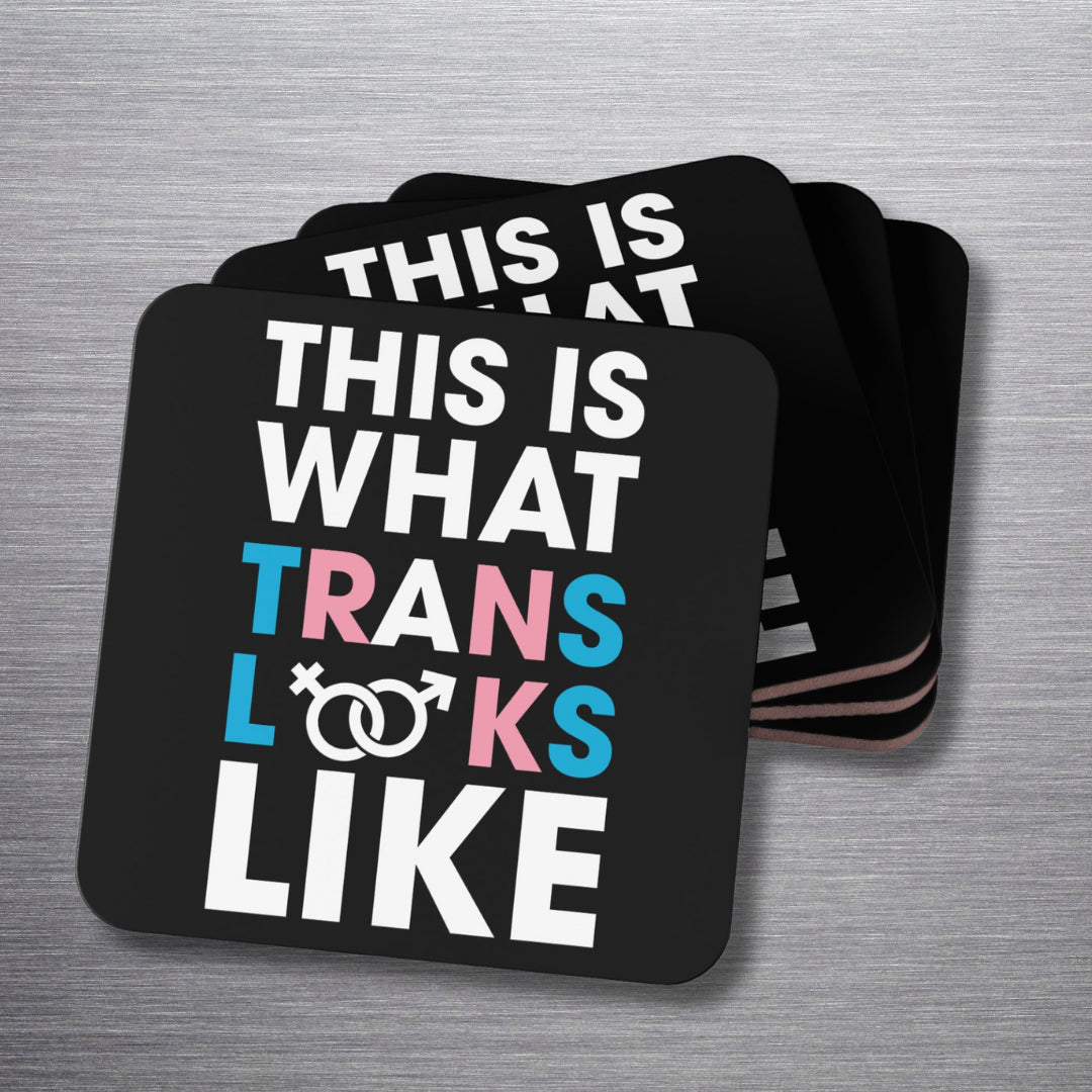 Coasters - Transgender Pride Coaster Set