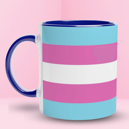 Mug - Transgender Pride Flag Mug - LGBTQIA+ Queer