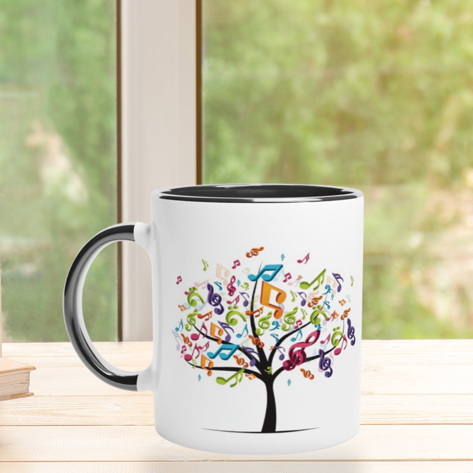 Mug - Music Is Life Tree Coffee Mug - LGBTQIA+ Queer