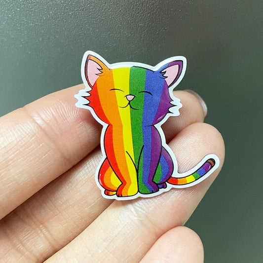 Enamel Pins - LGBTQIA+ Queer Pride Kitty Pin Badge 