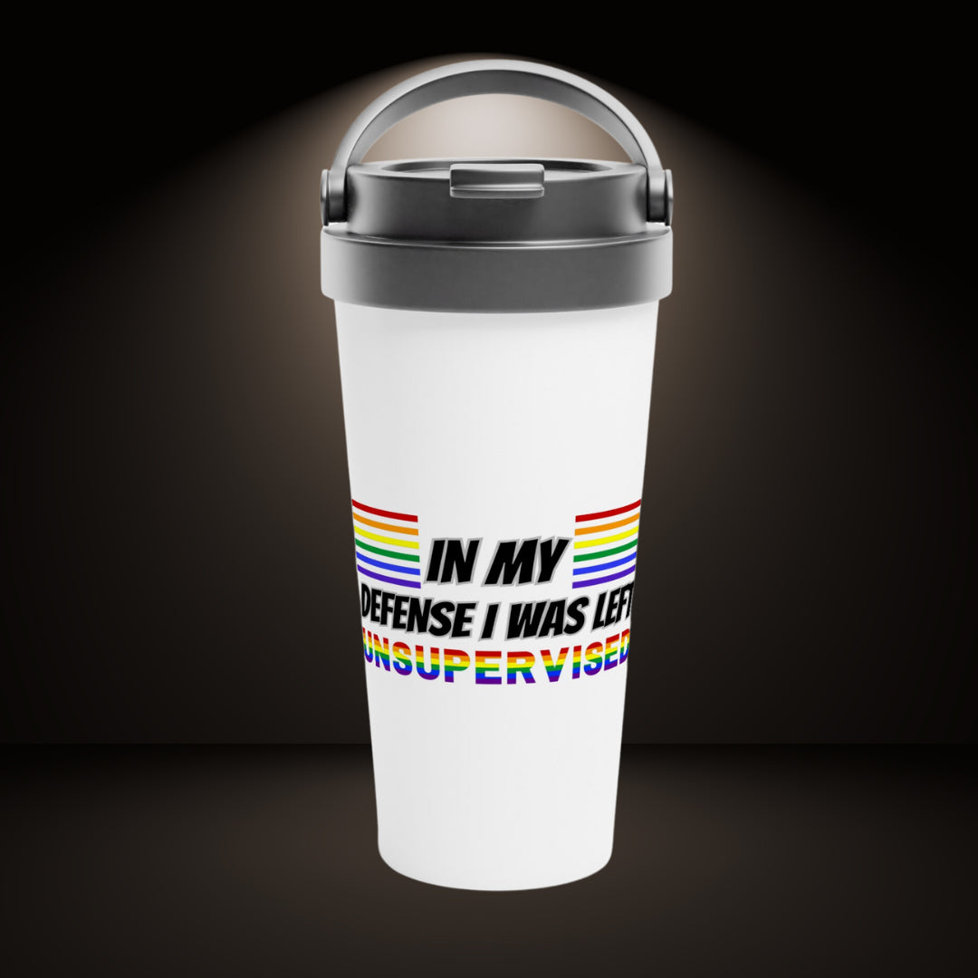 Mug - In My Defense Stainless Steel Travel Mug