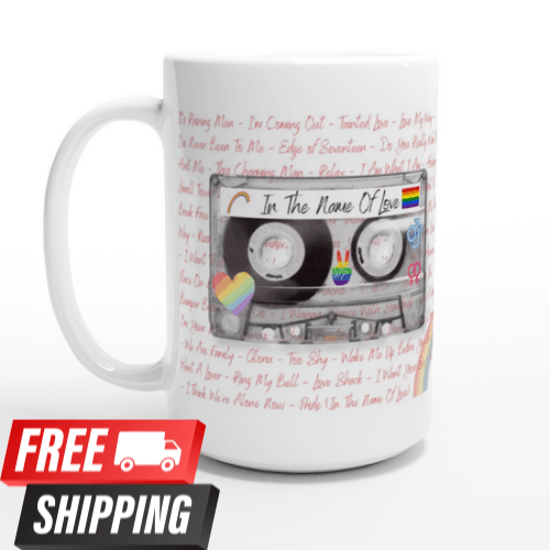 Mugs - In The Name Of Love Mug - LGBTQIA+ Queer