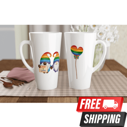 Mug - Fredrick & Finn Latte Mug - LGBTQIA+ Queer